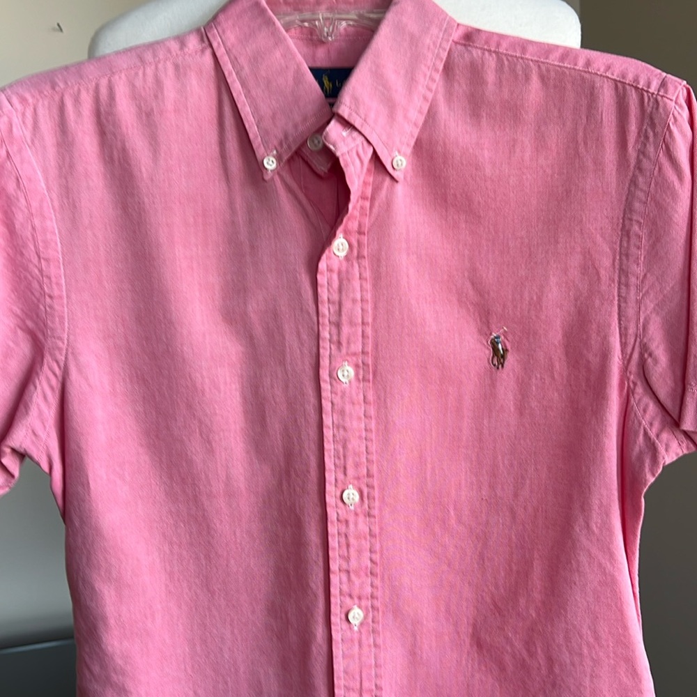 Ralph Lauren Pink Casual Button Down Shirt